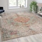 Flash Furniture Distressed Medallion Area Rug - 8' x 10' - Gray Multi Polyester RC-EG-202101-02-810-GR-GG - alternate 1